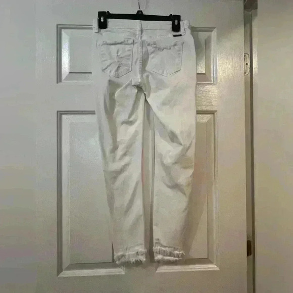 KanCan White Skinny Distressed Jeans - Picture 3 of 5